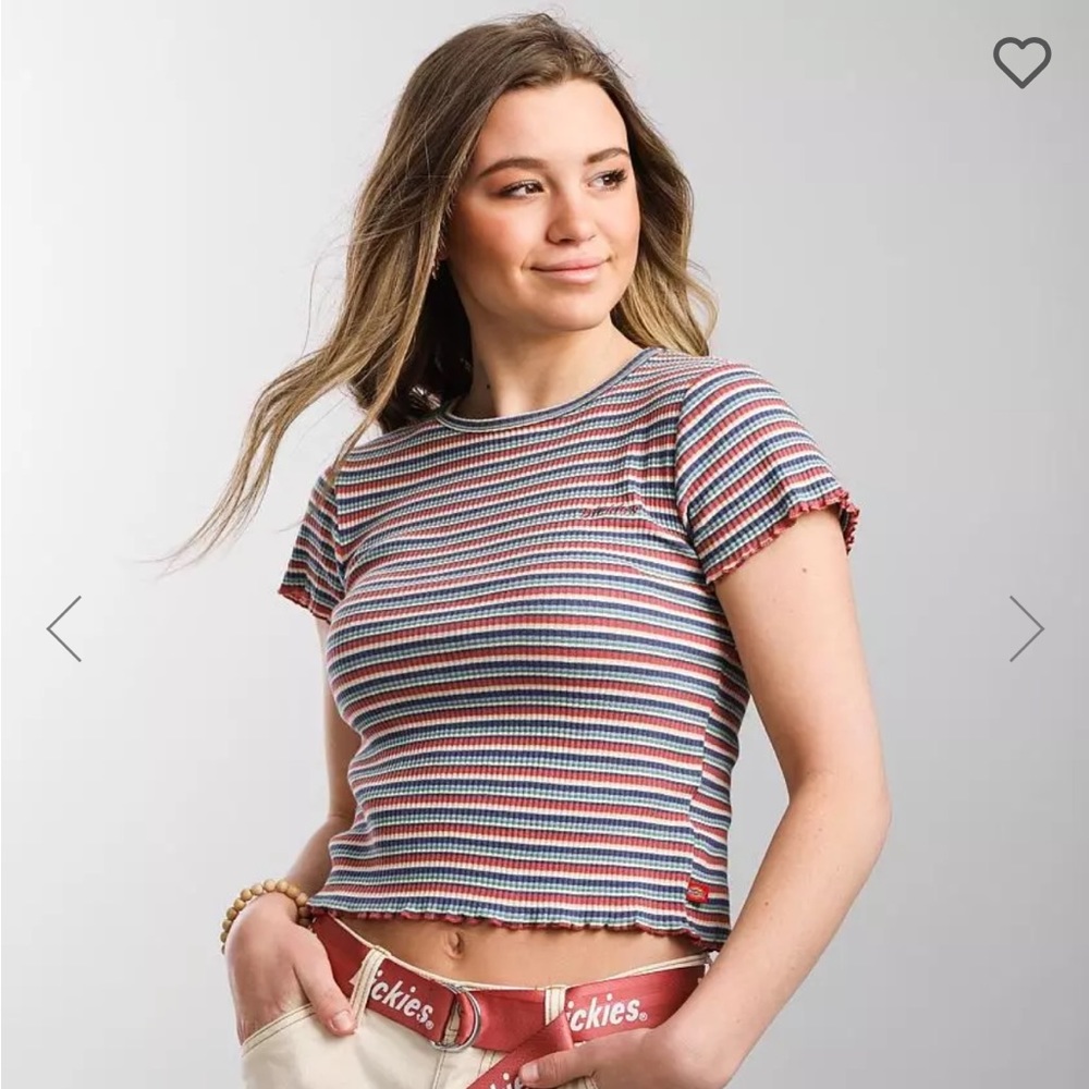 Dickies multi color crop top small